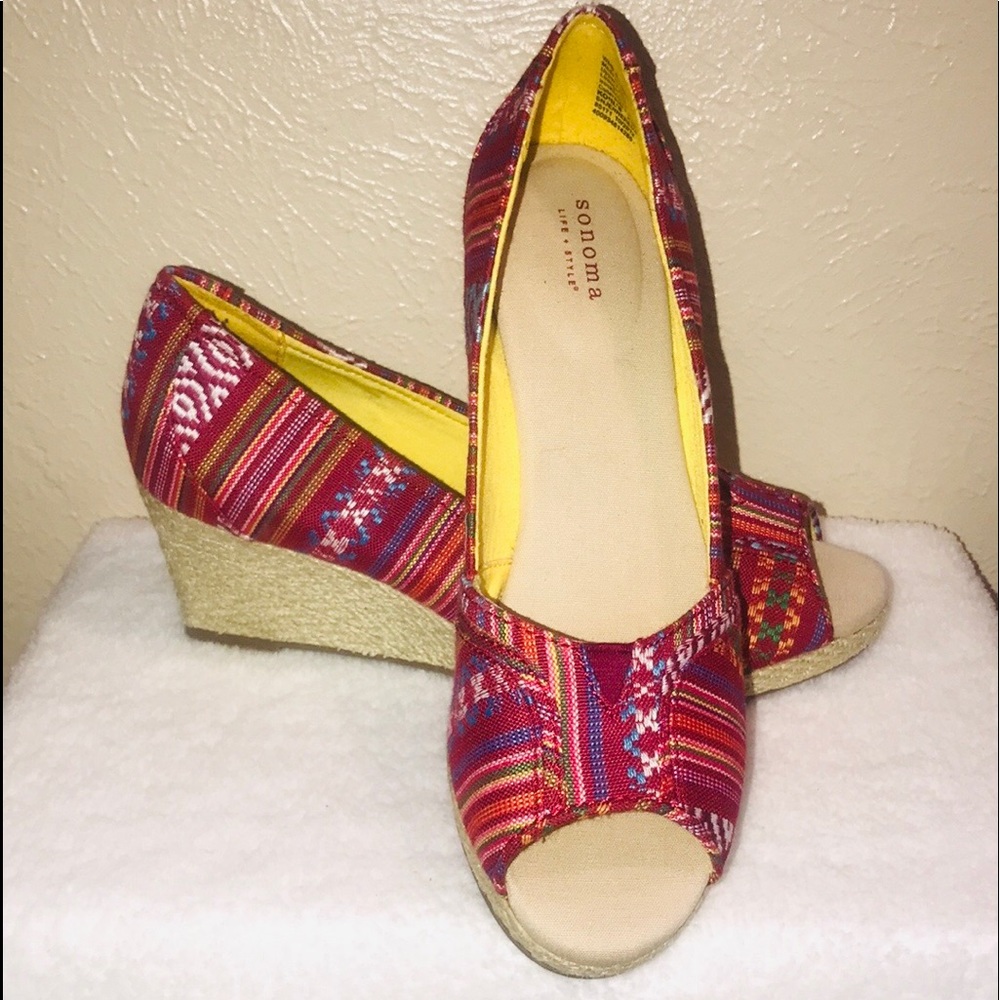 Sonoma Espadrille Wedges 🌺